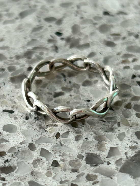 Tiffany & Co. Jewelry - Tiffany & co Silver Narrow Infinity Band Ring Size 6.5